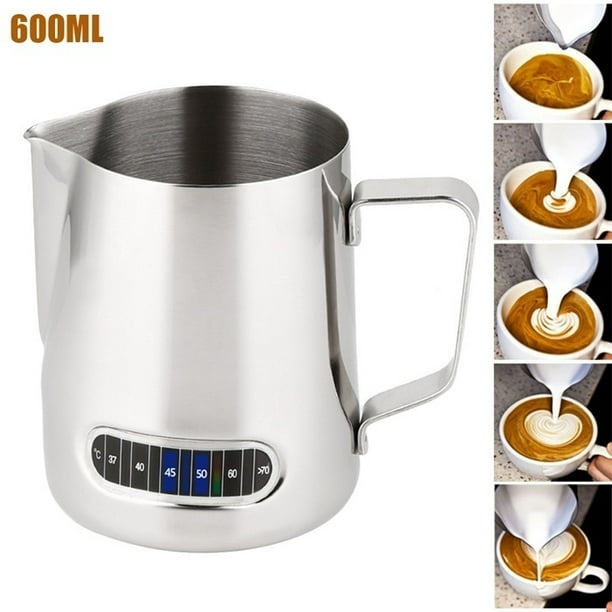Cappuccino Espresso Latte Coffee Tea Milk Kitchen Craft Frothing Pitcher Jug